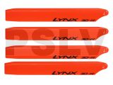 LXT1201-3D   Lynx Main Blade 120 mm Pro Edition Orange 2 sets Trex150  